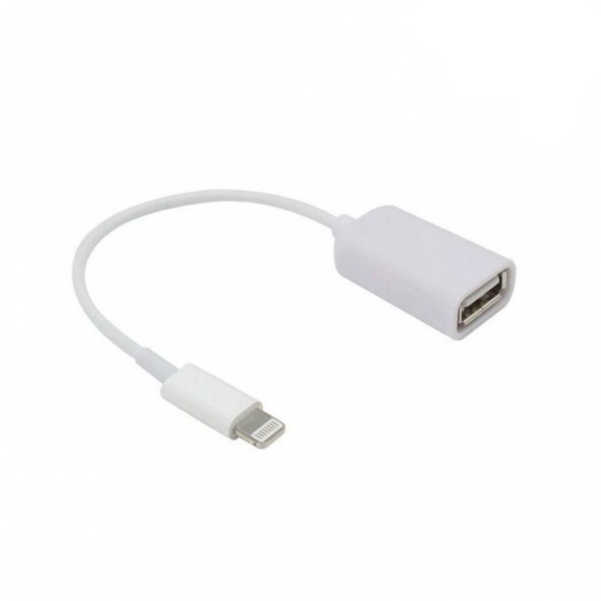 Cable Adaptador OTG Lightning Macho a USB Hembra