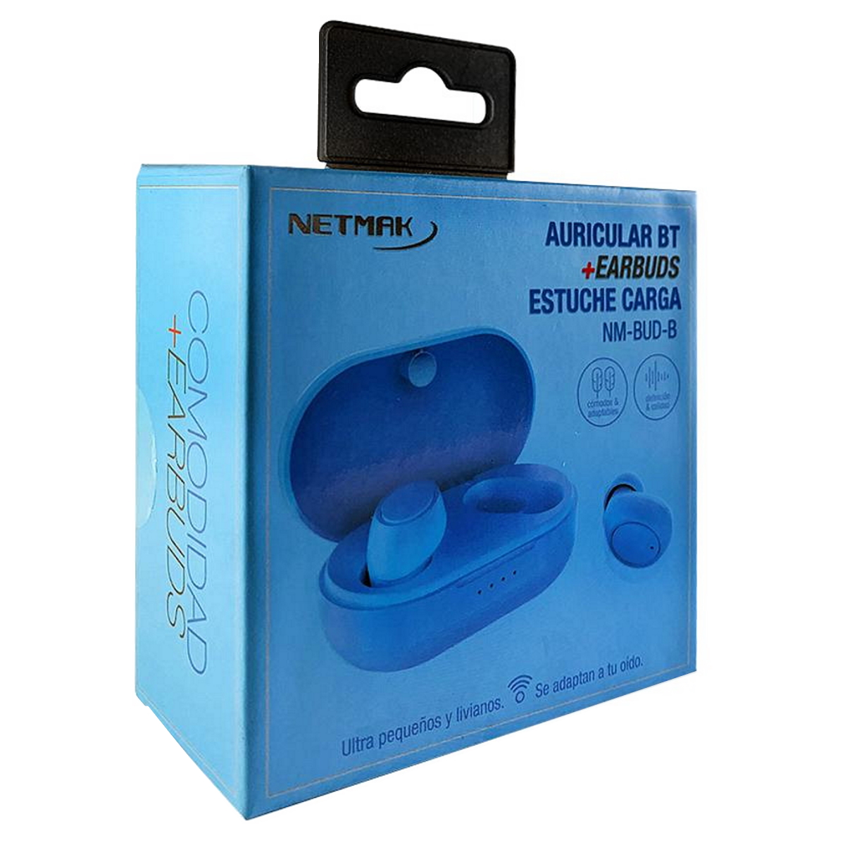 Auriculares Bluetooth In Ear BUD Azul Netmak