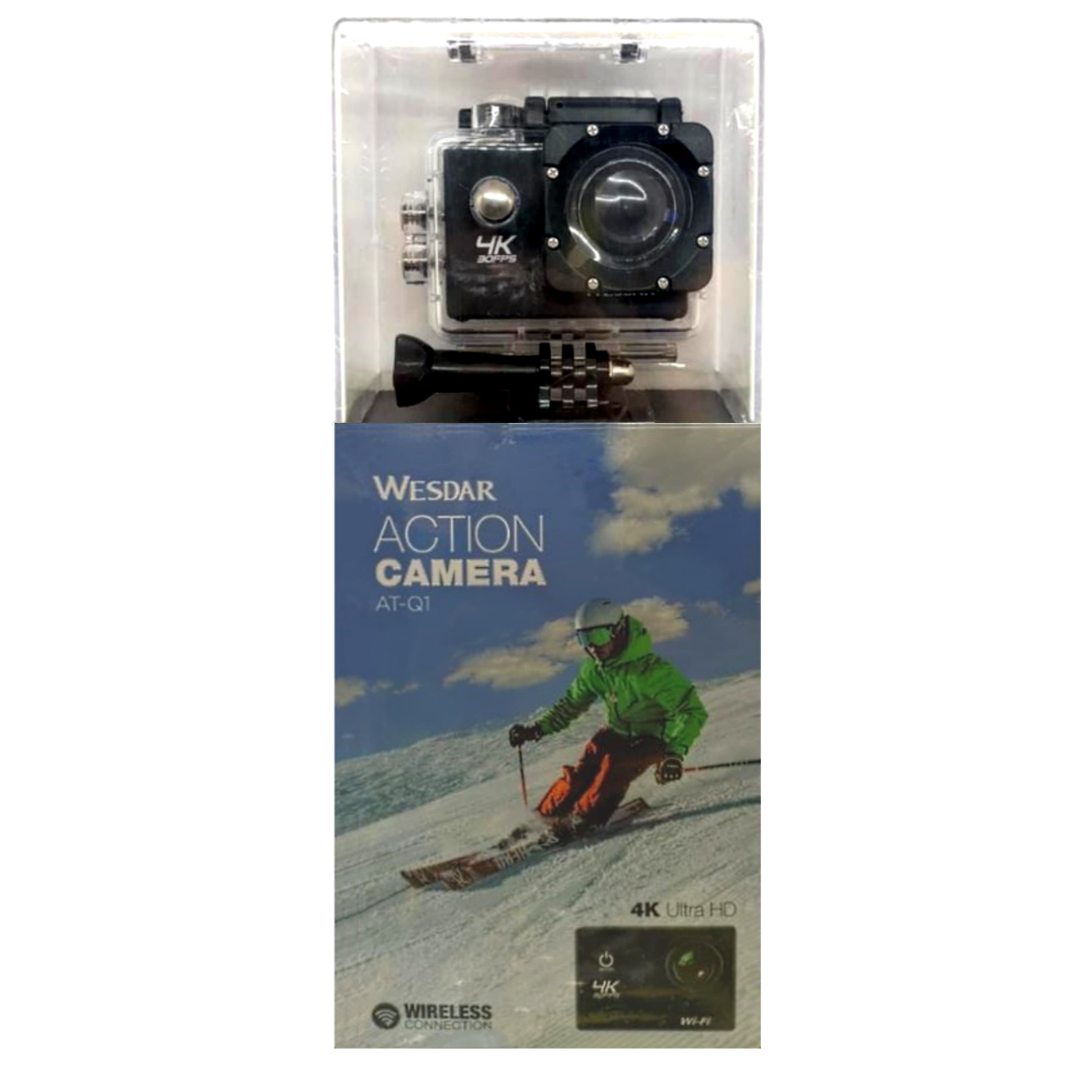 Camara Deportiva AT-Q1 4K WiFi Wesdar