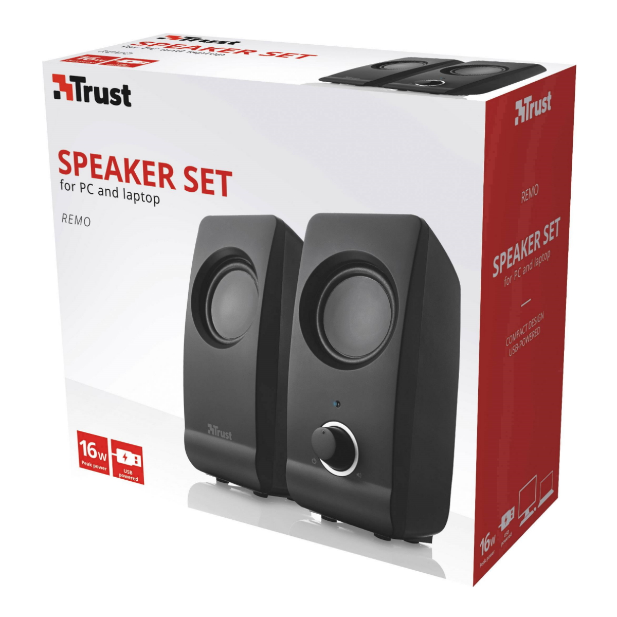 Parlante Pc 2.0 Remo 16W Trust
