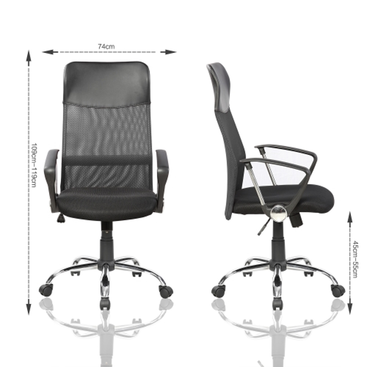 Silla Oficina RTC Air Negra