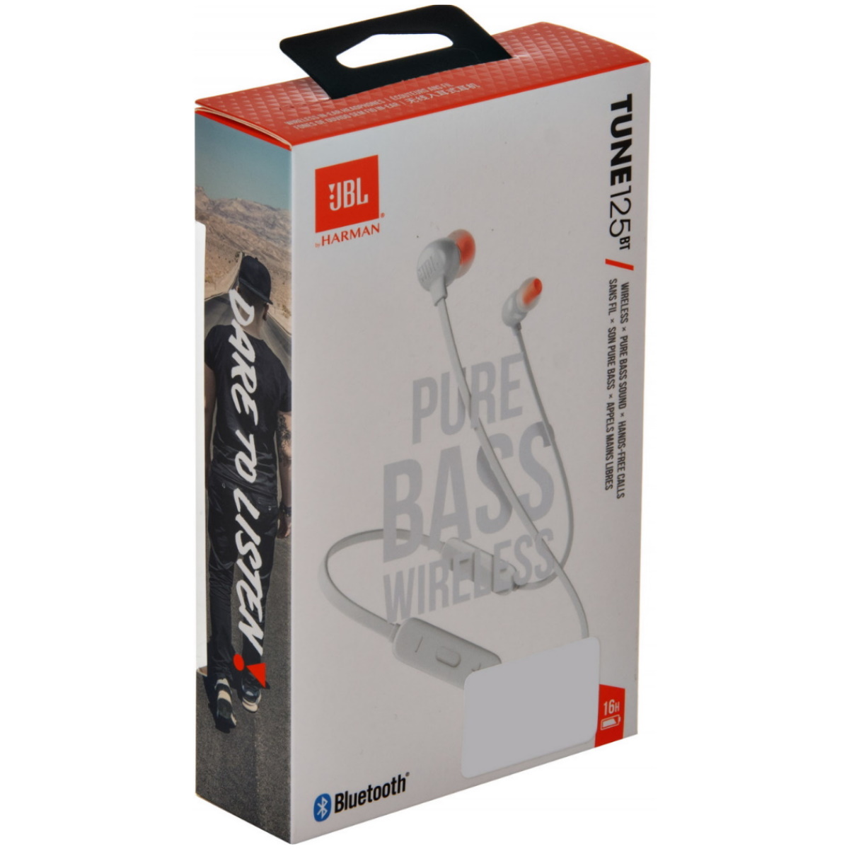 Auriculares Bluetooth In Ear Tune 125 Blanco Jbl