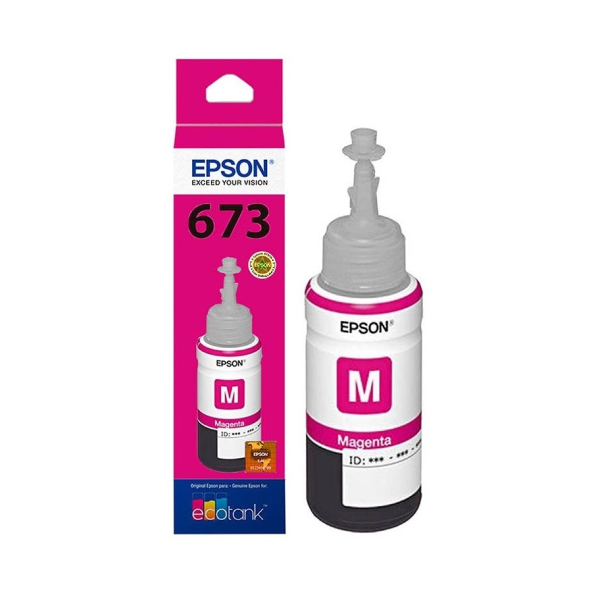 Tinta Epson L800 673 Magenta Original