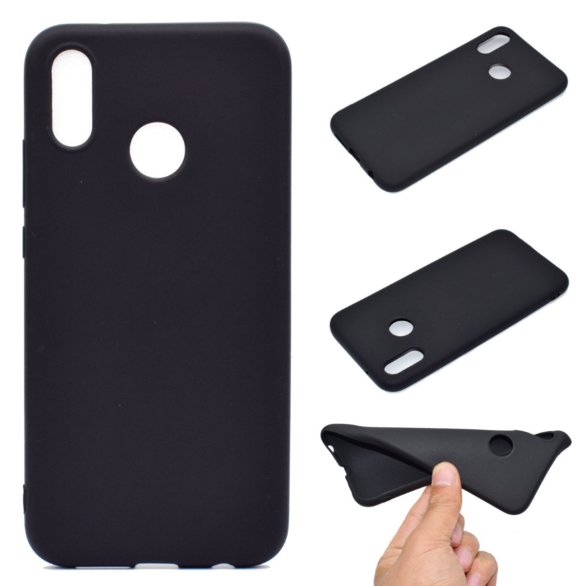 Funda Silicona Xiaomi Note 7 / Note 7 Pro Negro