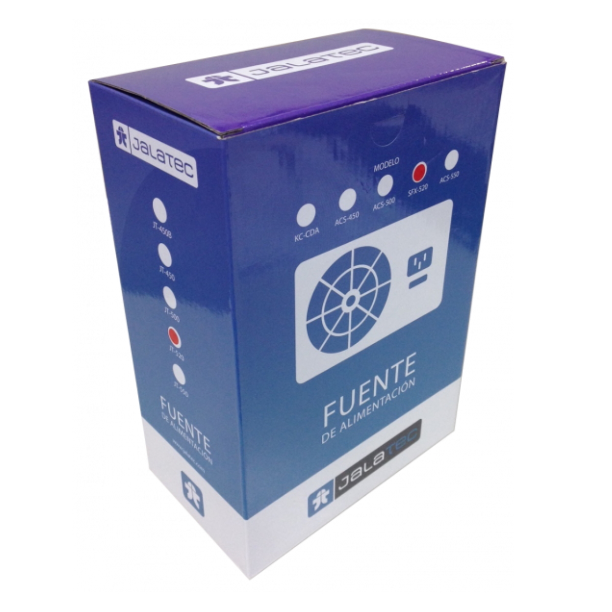 Fuente JT-520 cooler 12cm Jalatec