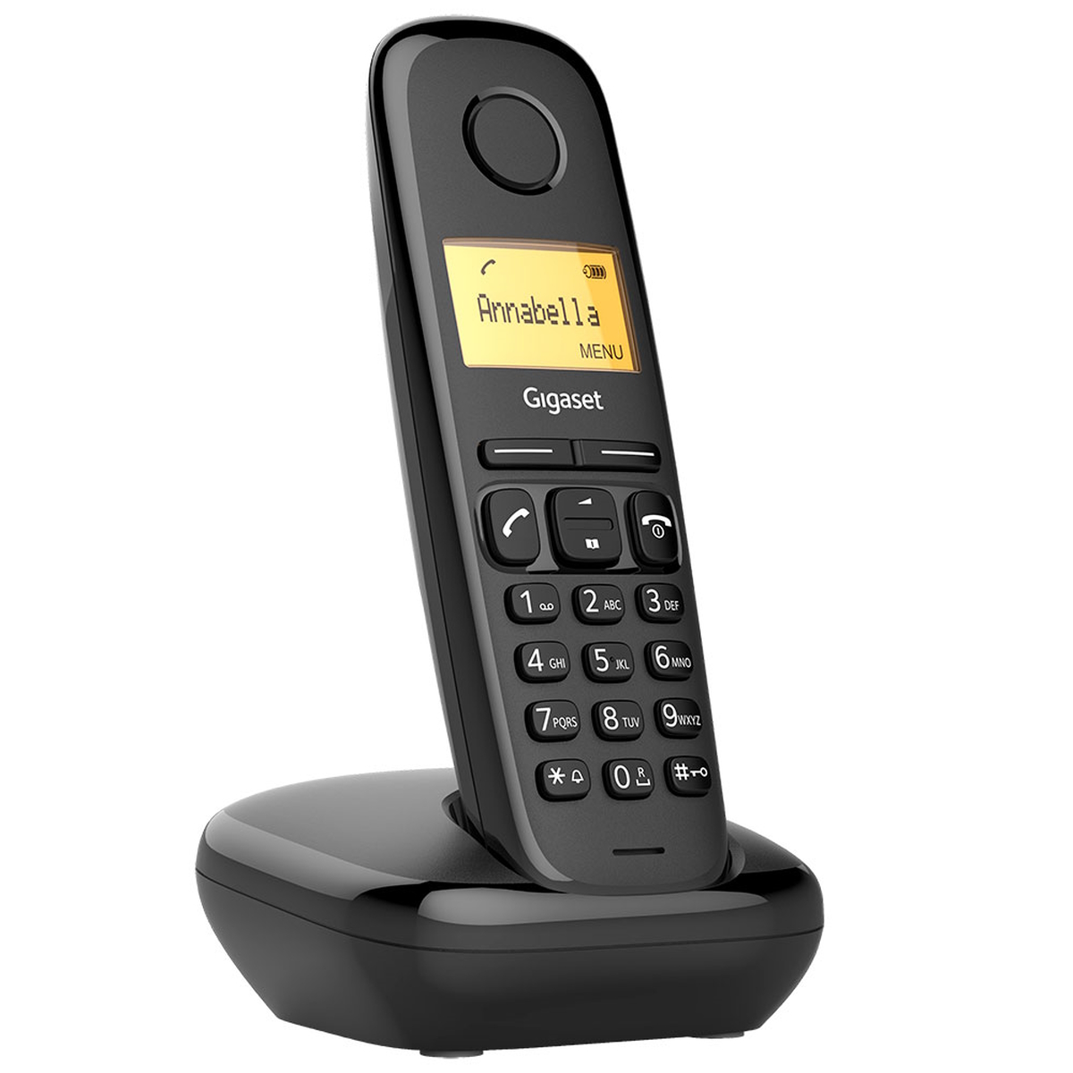 Telefono Inalambrico A170 Duo Negro Gigaset