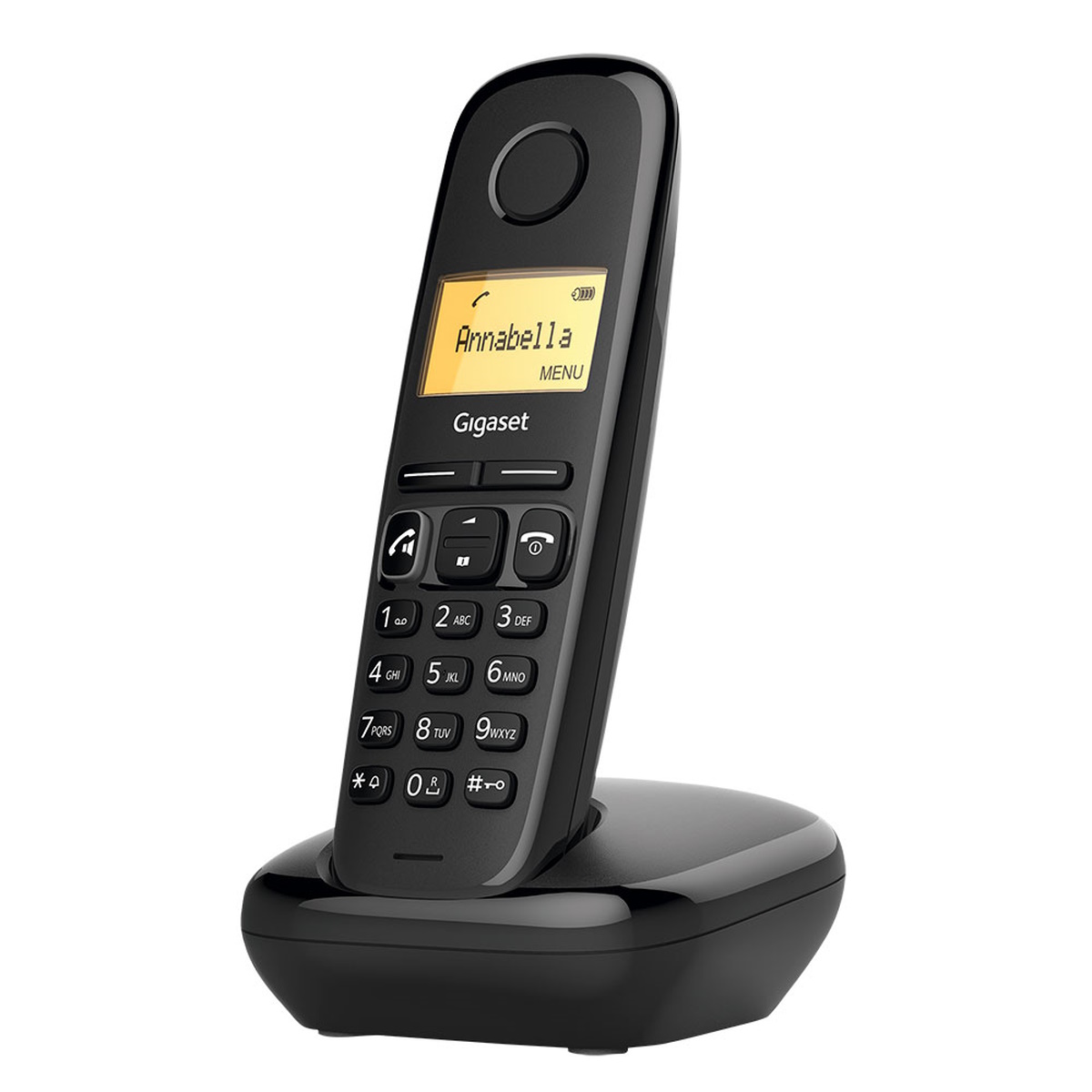 Telefono Inalambrico A270 Duo Negro Gigaset