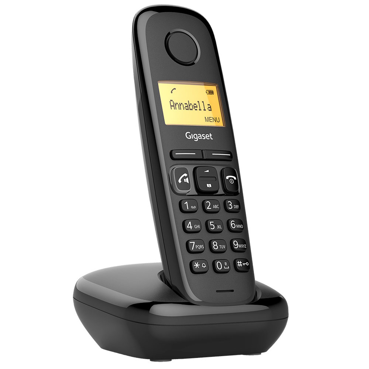Telefono Inalambrico A270 Duo Negro Gigaset