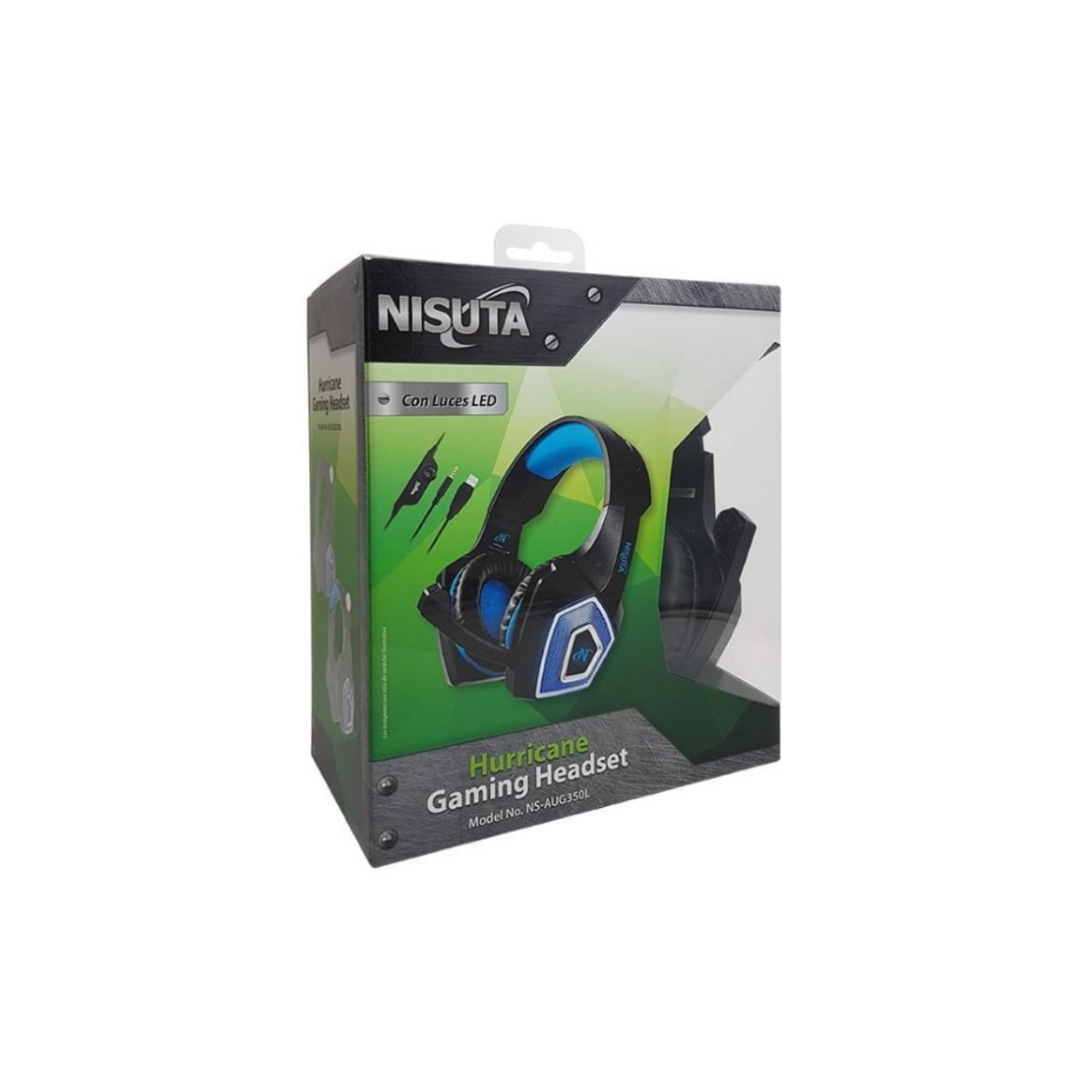 Auriculares Gamer PS4 Led Ns-Aug350L Nisuta