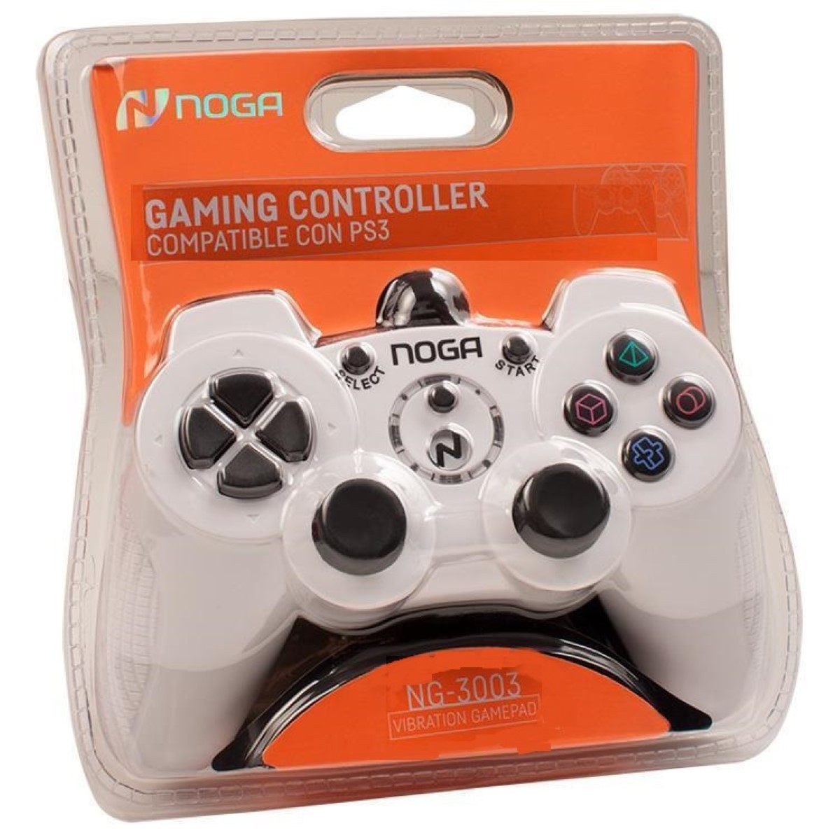 Joystick PS3 Cableado NG-3003 Blancos Noga
