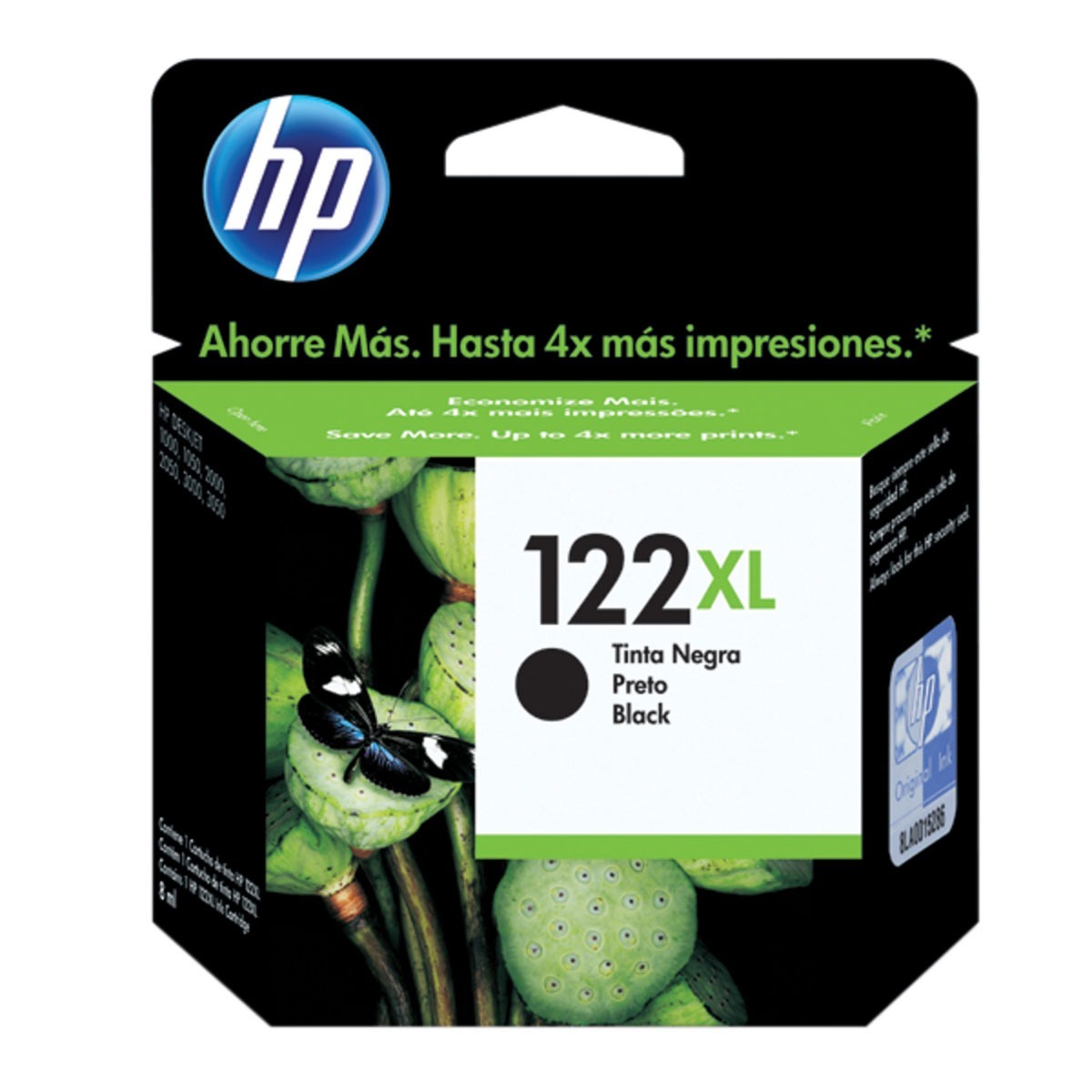 Cartucho Hp 122xl Negro Original