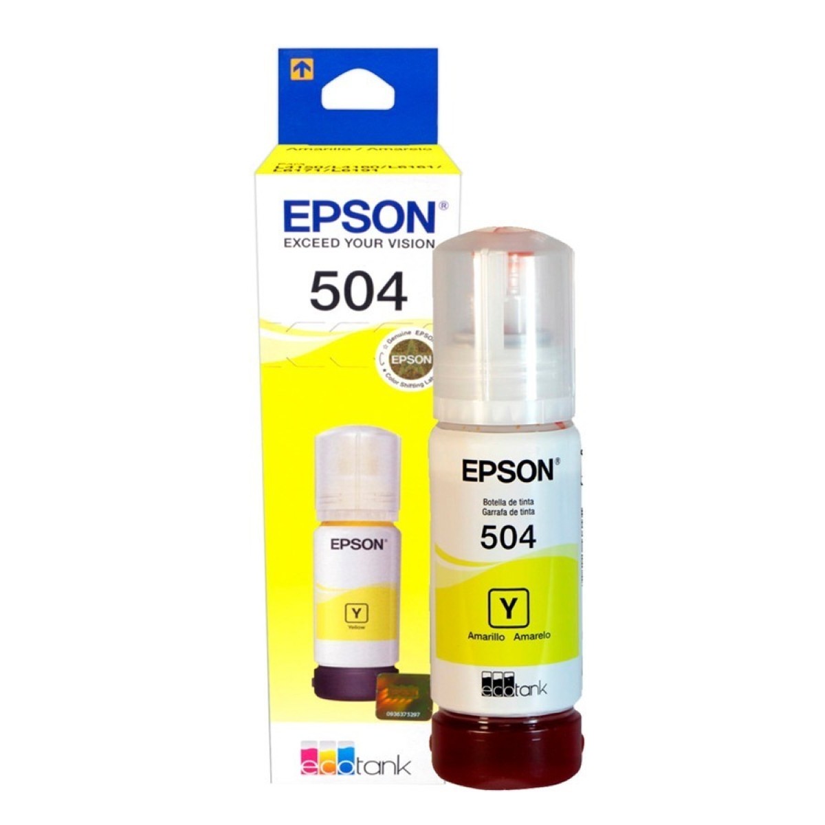 Tinta Epson L4150 504 Ecotank Amarillo Original