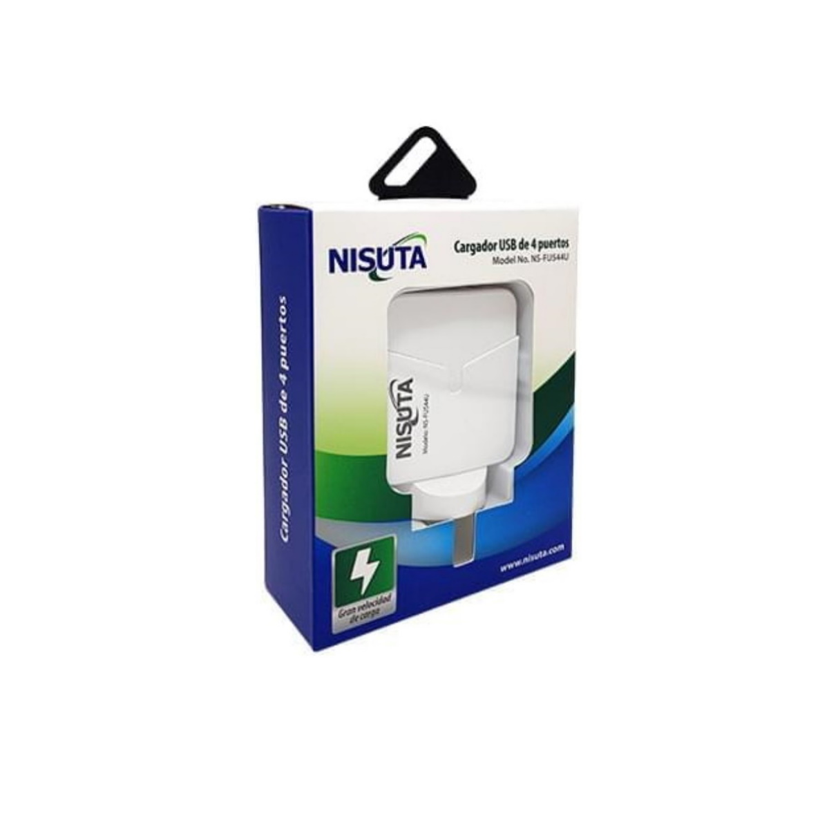 Cargador 5v 4.4A Puertos Usb x4 Ns-Fu544u Nisuta