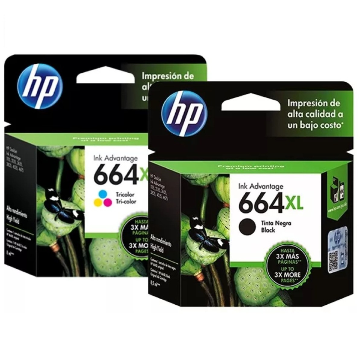 Cartucho Hp 664xl Negro Original