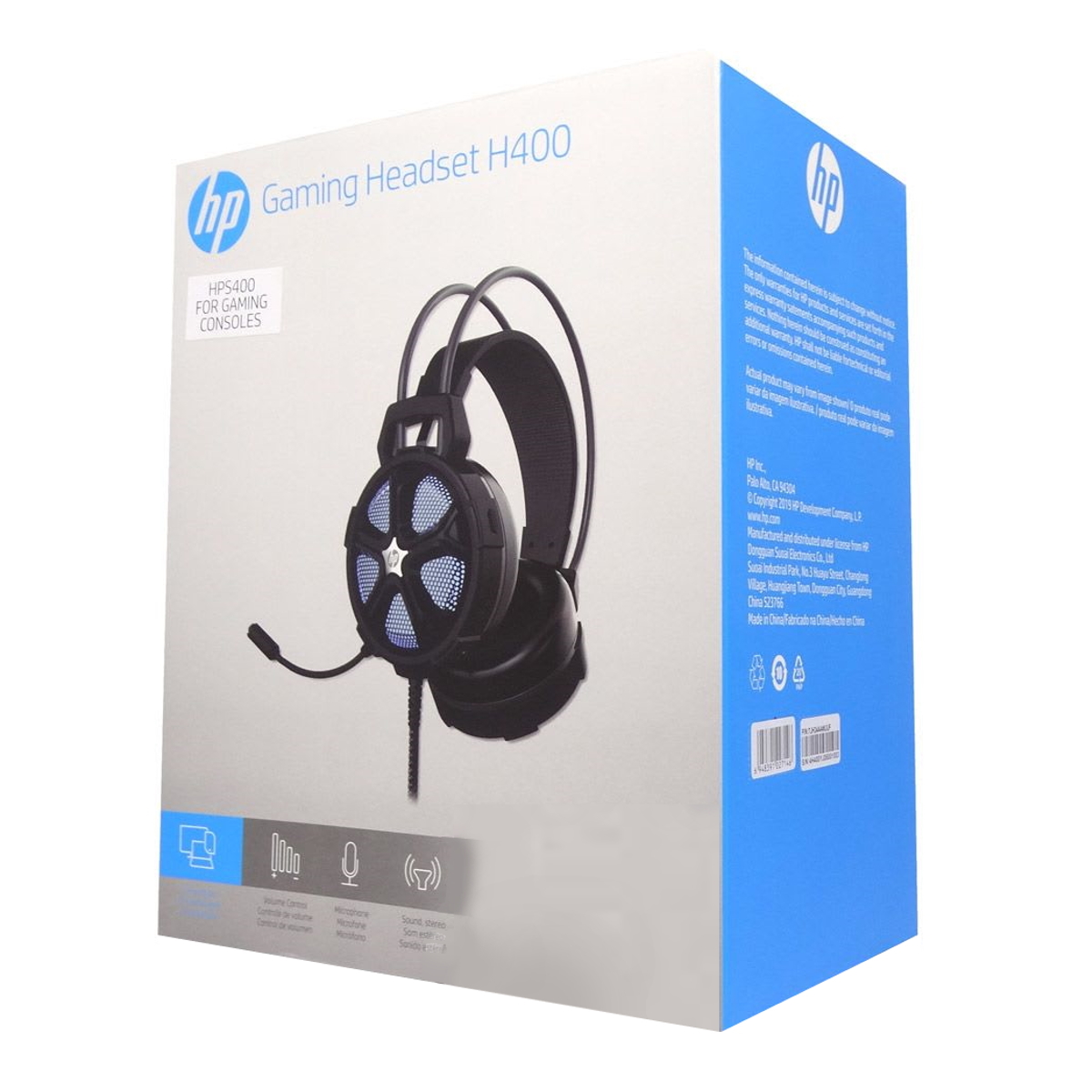 Auriculares Gamer H400 Negro HP