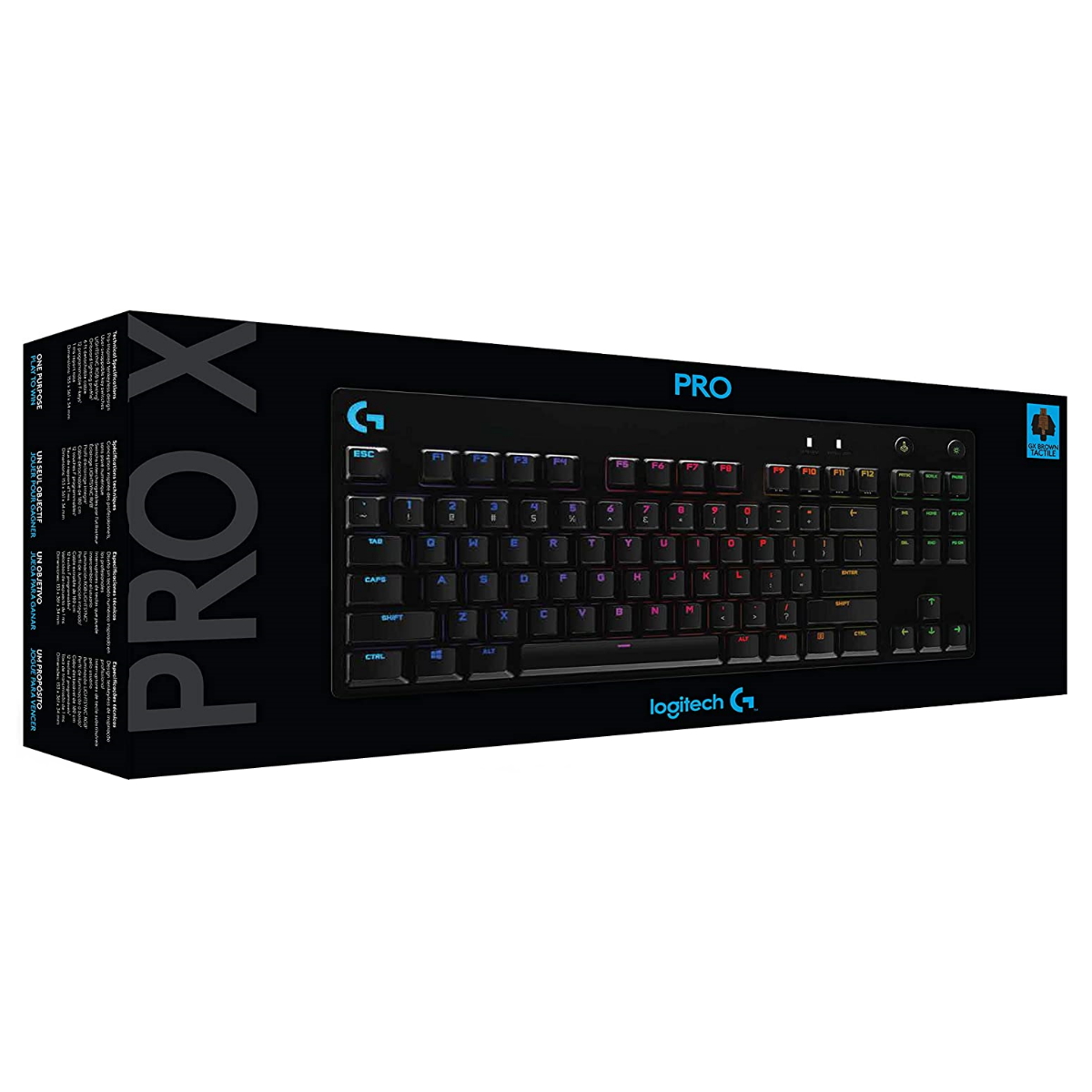 Teclado Mecánico Gamer PRO X RGB BLUE (Ingles) Logitech