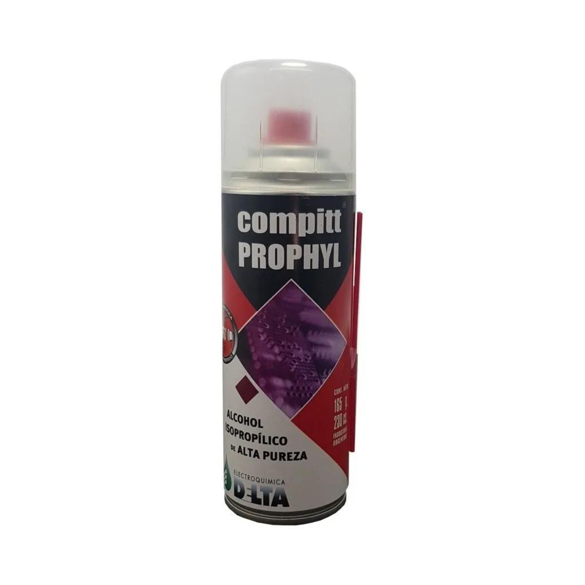 Alcohol Isopropilico Delta Prophyl 165G Alta Pureza Aerosol Compit