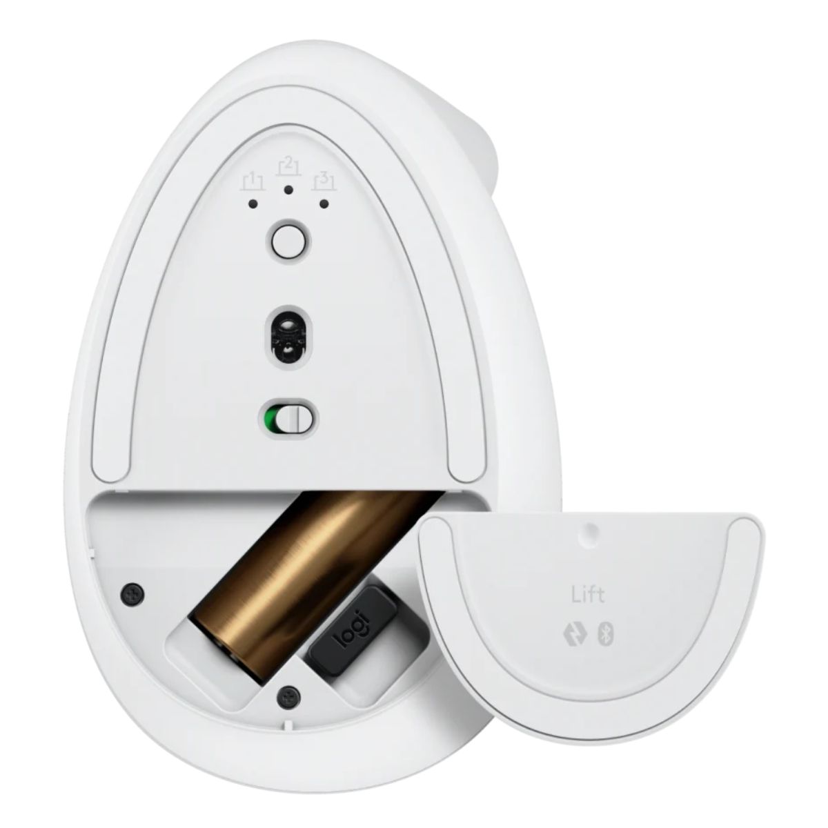 Mouse Lift Vertical Inalambrico Blanco Logitech