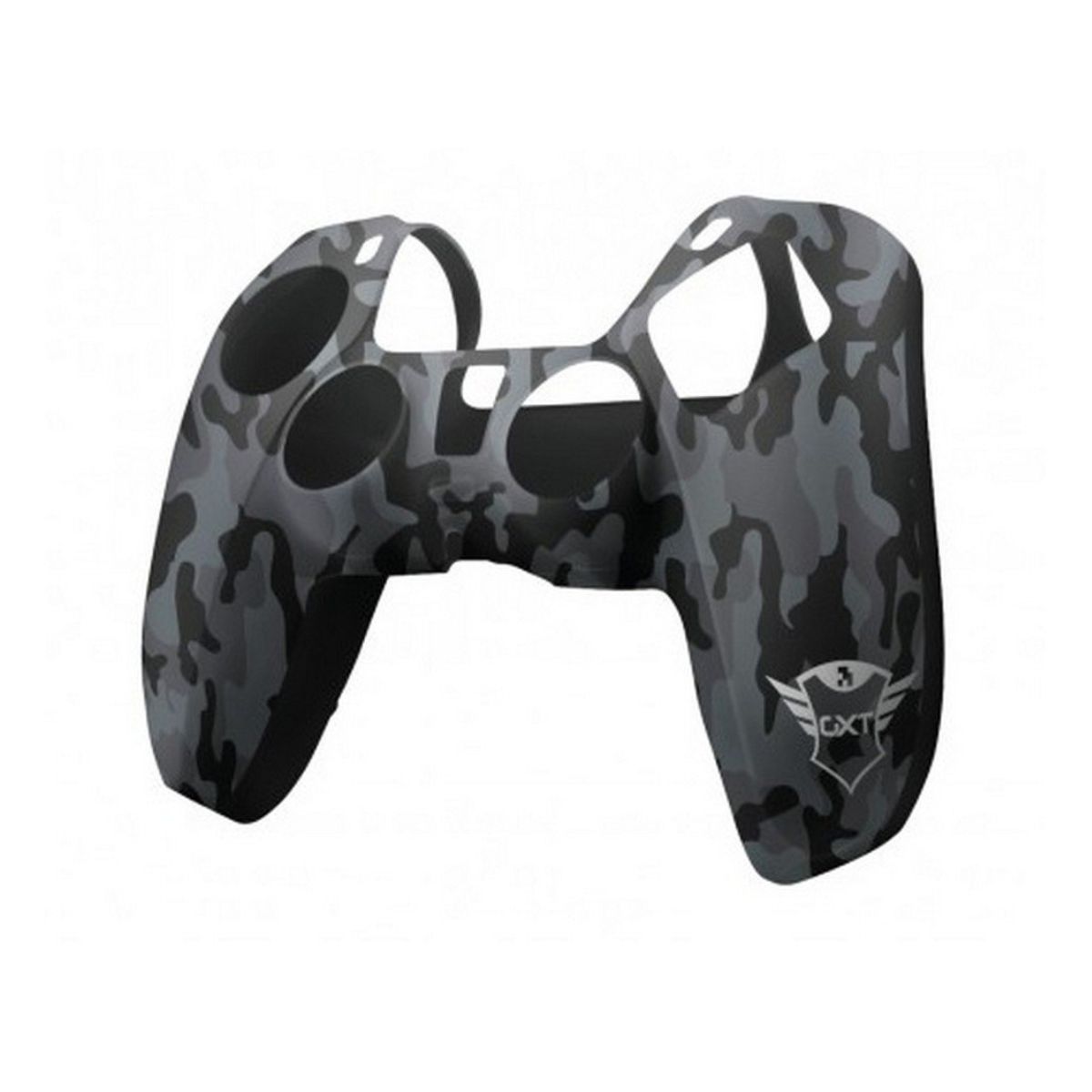 Funda Protector Silicona Joystick PS5 Negro Camuflado Gxt 748B Trust