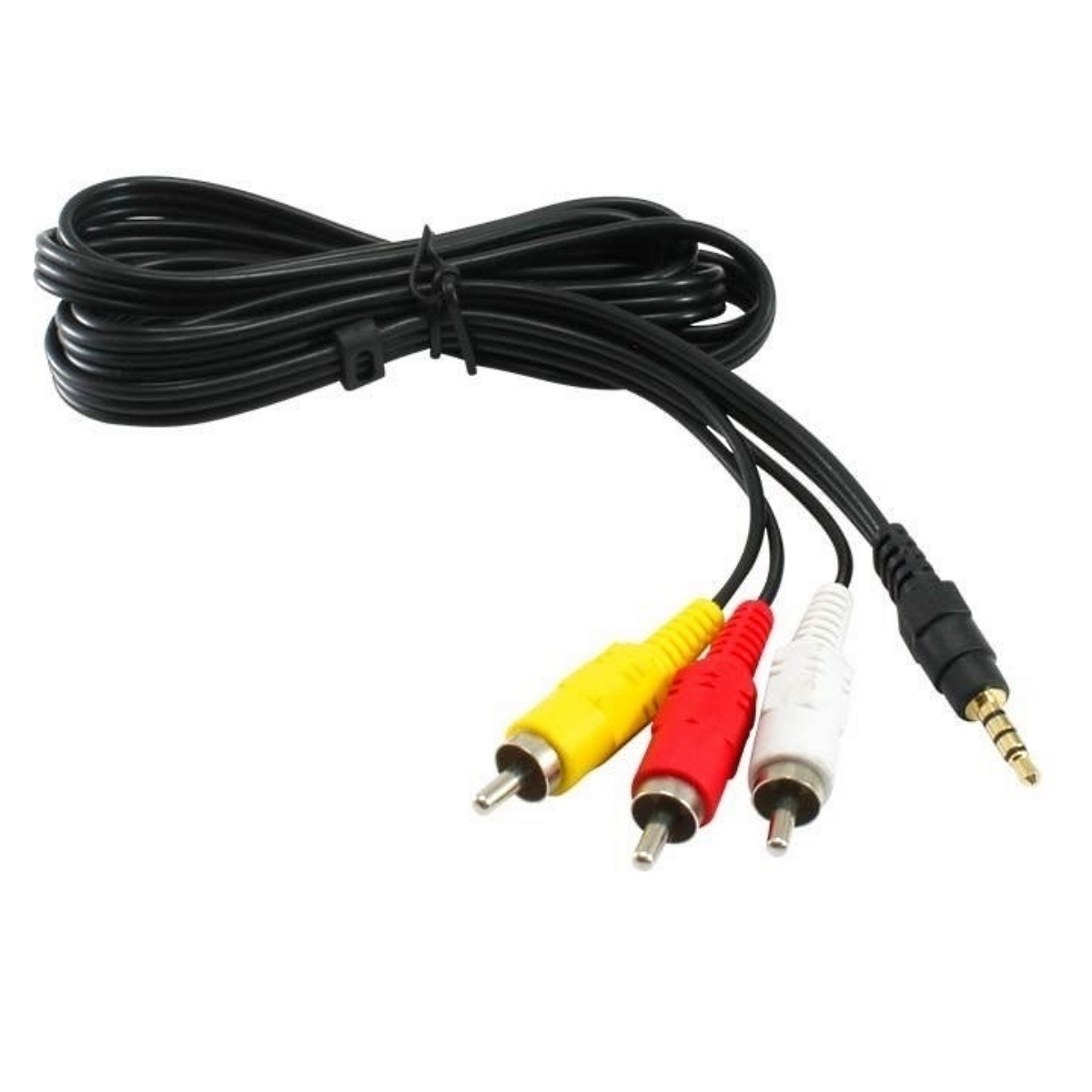 Cable Audio Y Video Auxiliar Plug 3.5mm A 3 Rca 1.5m