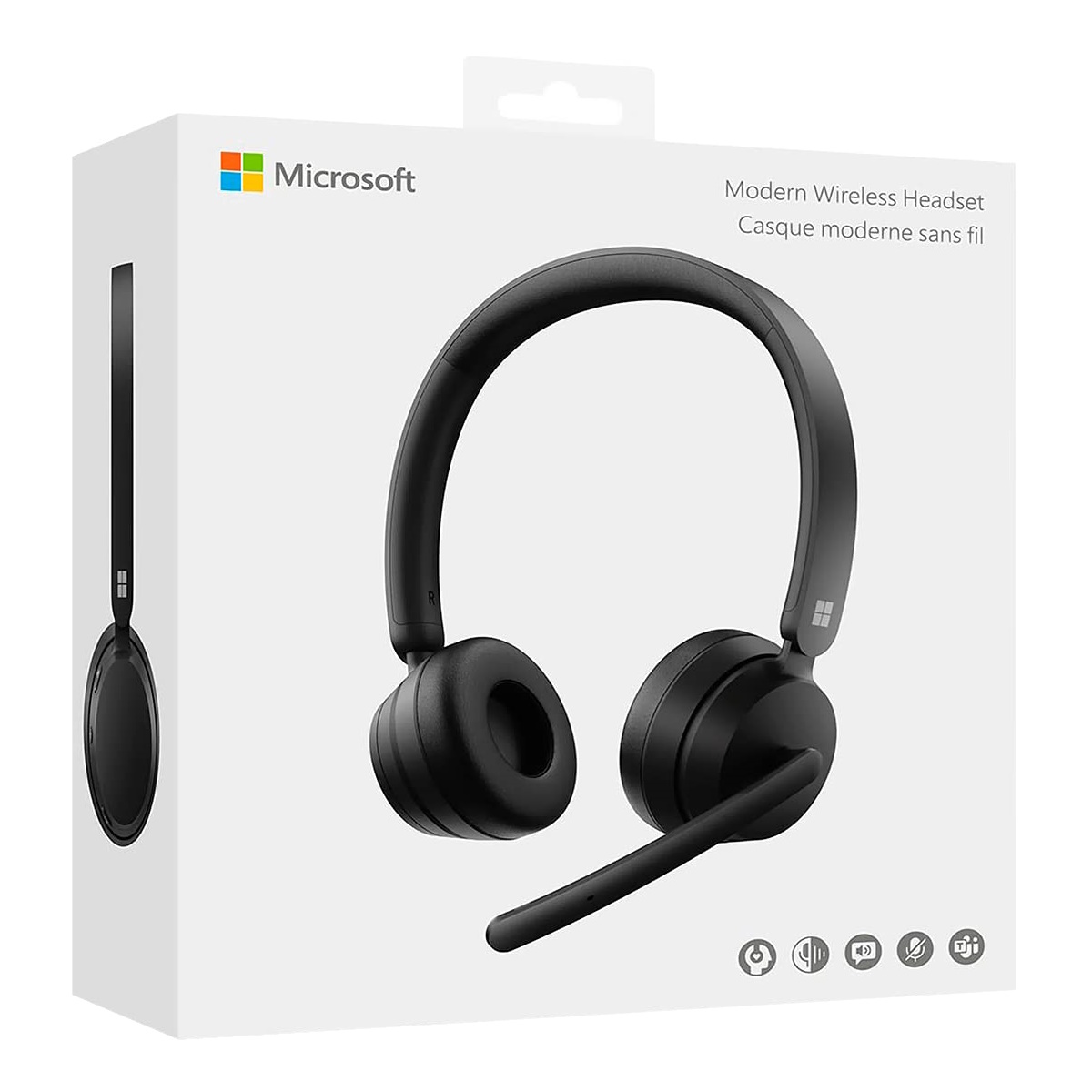 Auriculares Cable Bluetooth Vincha Modern Negro Microsoft