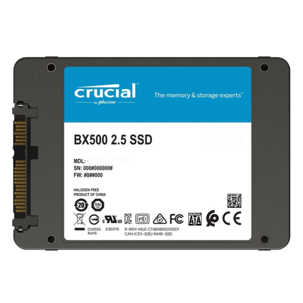 Disco Solido SSD 500GB Bx500 Crucial