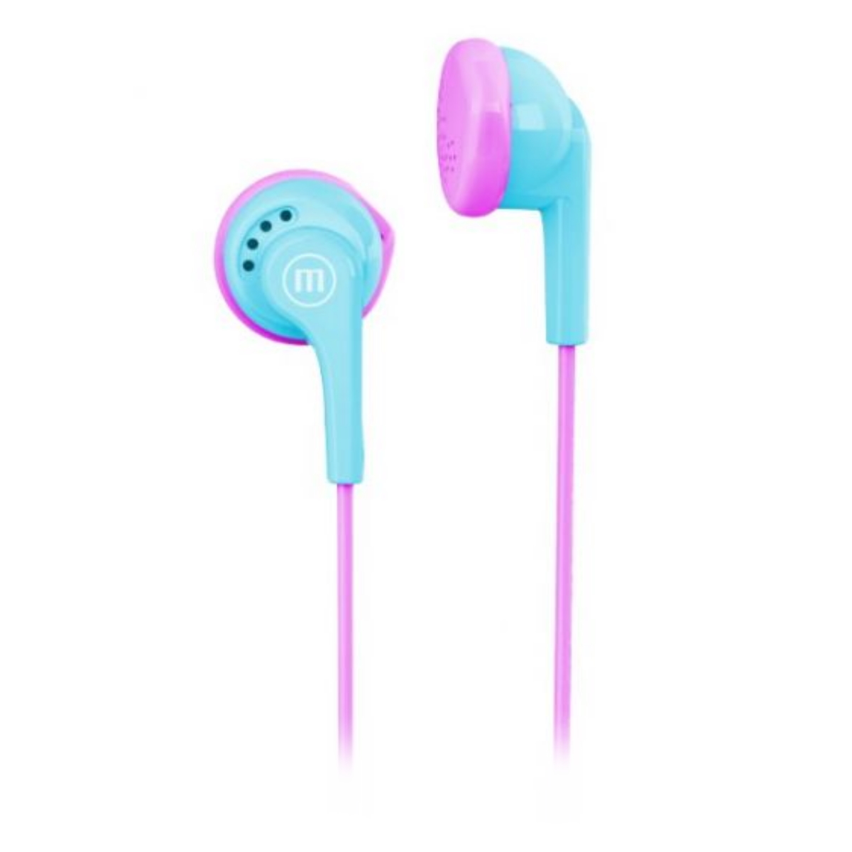 Auriculares Cable In Ear EB95 Rosa y Celeste Maxell