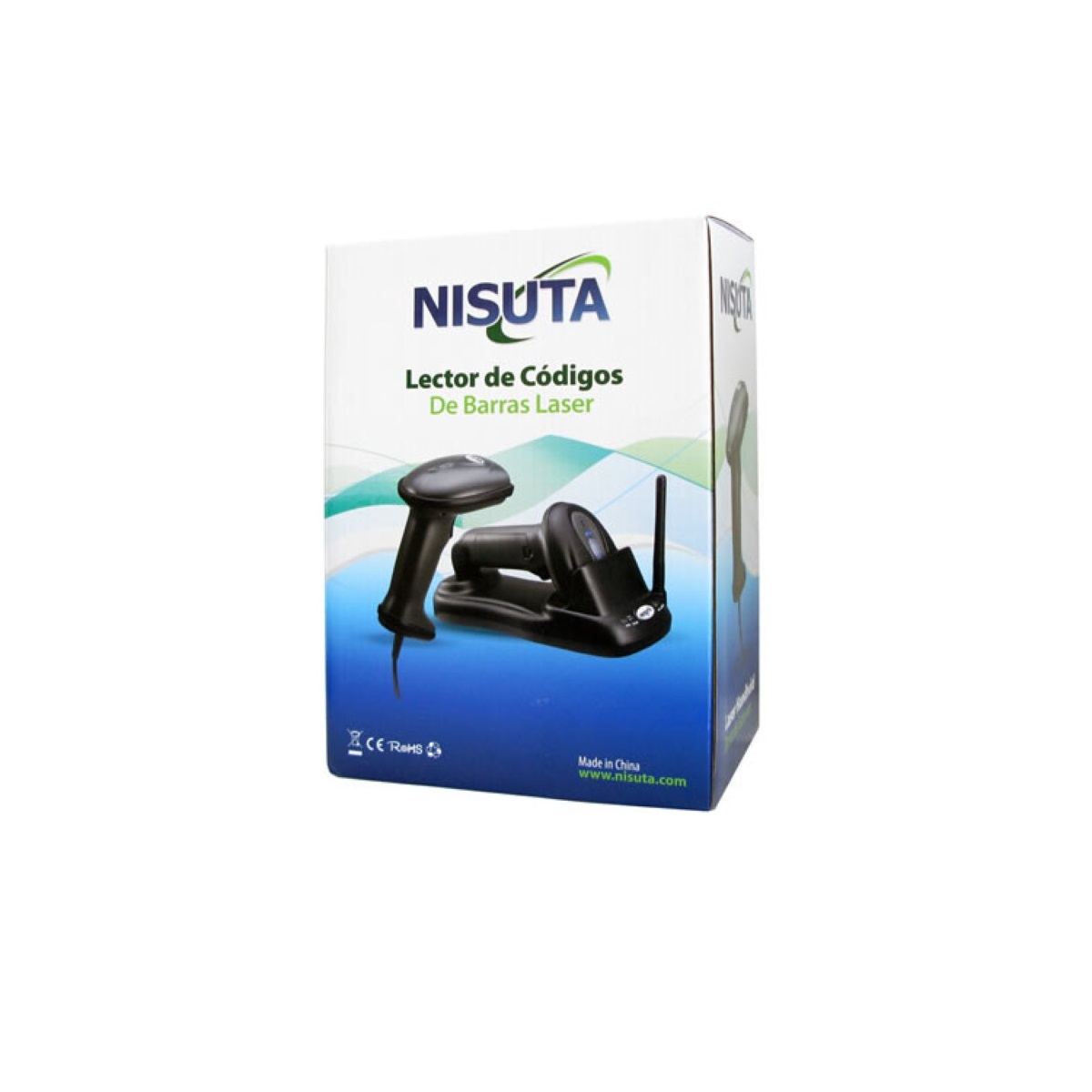 Lector Codigo Barra Laser Inalambrico Ns-lc930w Nisuta