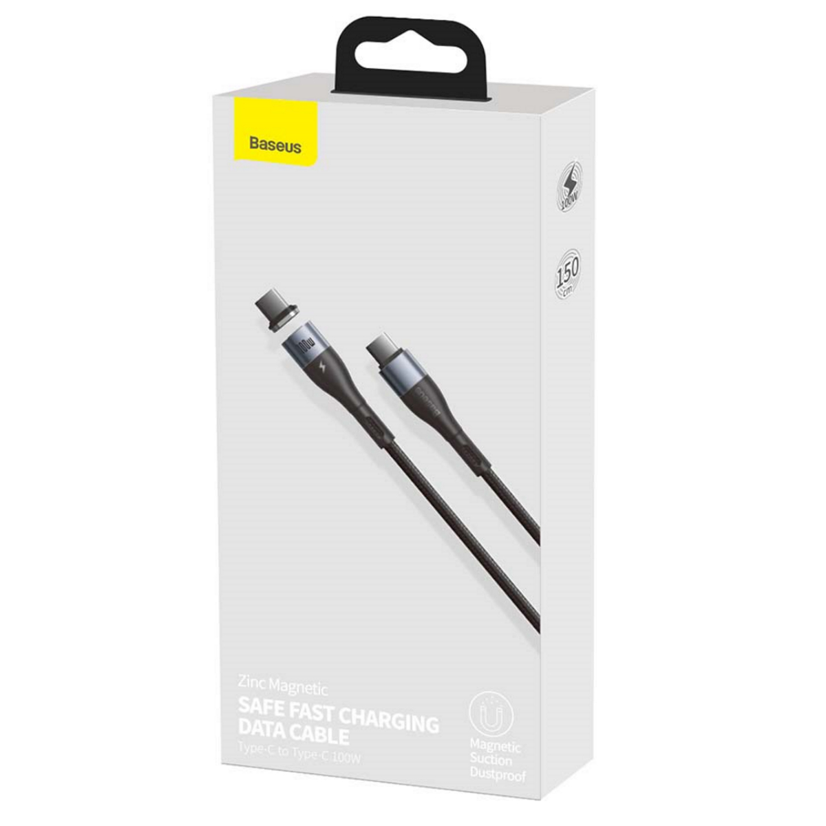 Cable USB C a USB C 1.5m Carga Rapida Magnetico 100W BaseUs