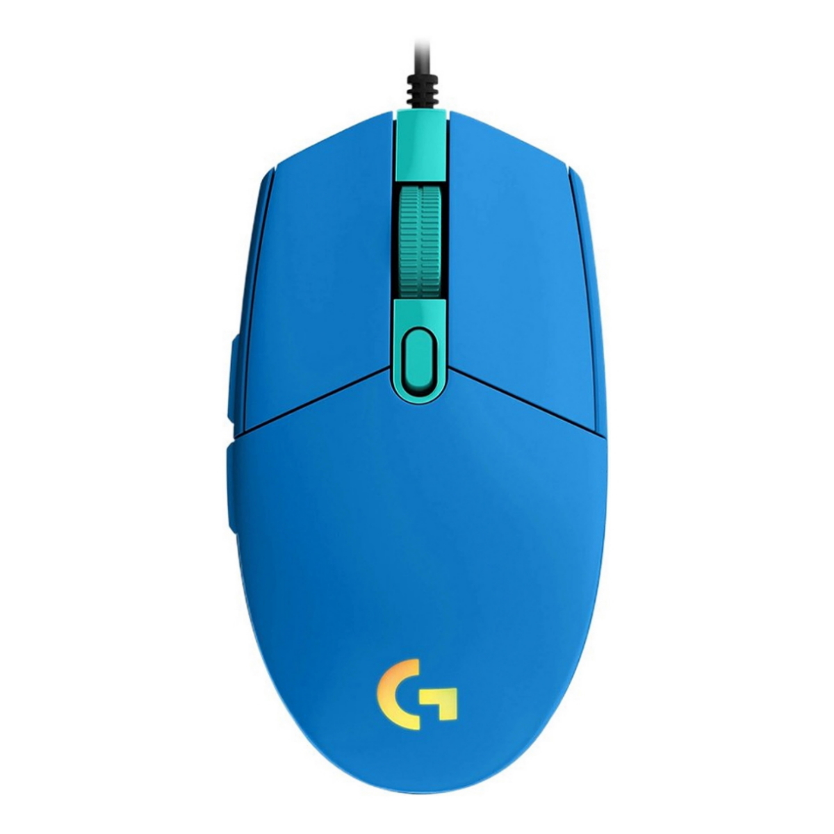 Mouse Gamer RGB G203 Lightsync Azul 200 - 8000 DPI Logitech