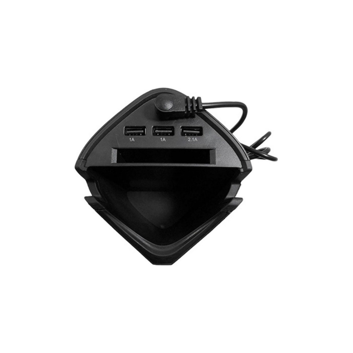 Cargador 12v Com 3 Puertos Usb Para Posavasos Ns-co14u2 Nisuta