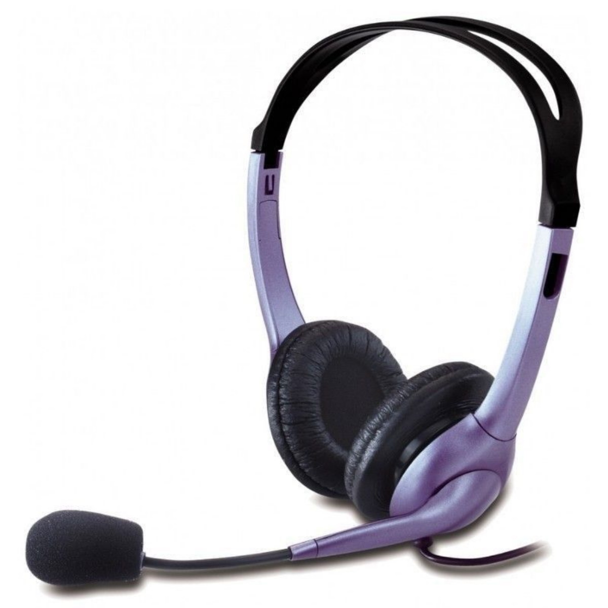Auriculares Pc Cable Vincha Hs-04s Violeta Genius