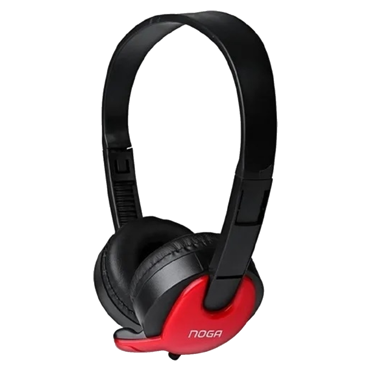 Auriculares Cable Vincha NGV-480 Negro/Rojo Noga