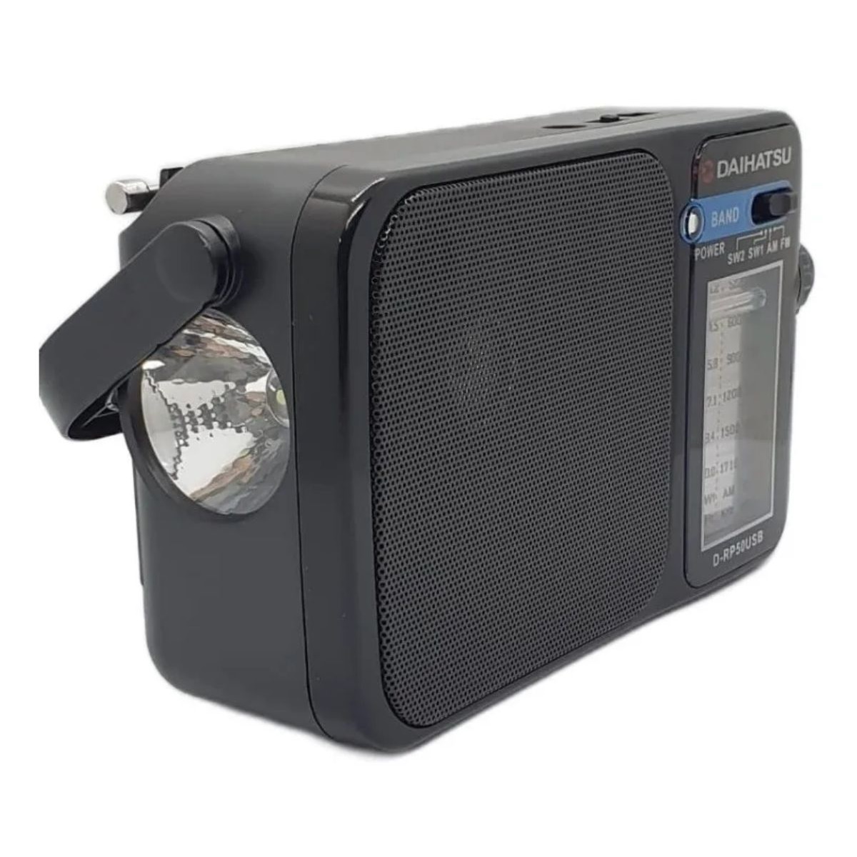 Radio Dual Linterna Recargable D-RP50USB Daihatsu