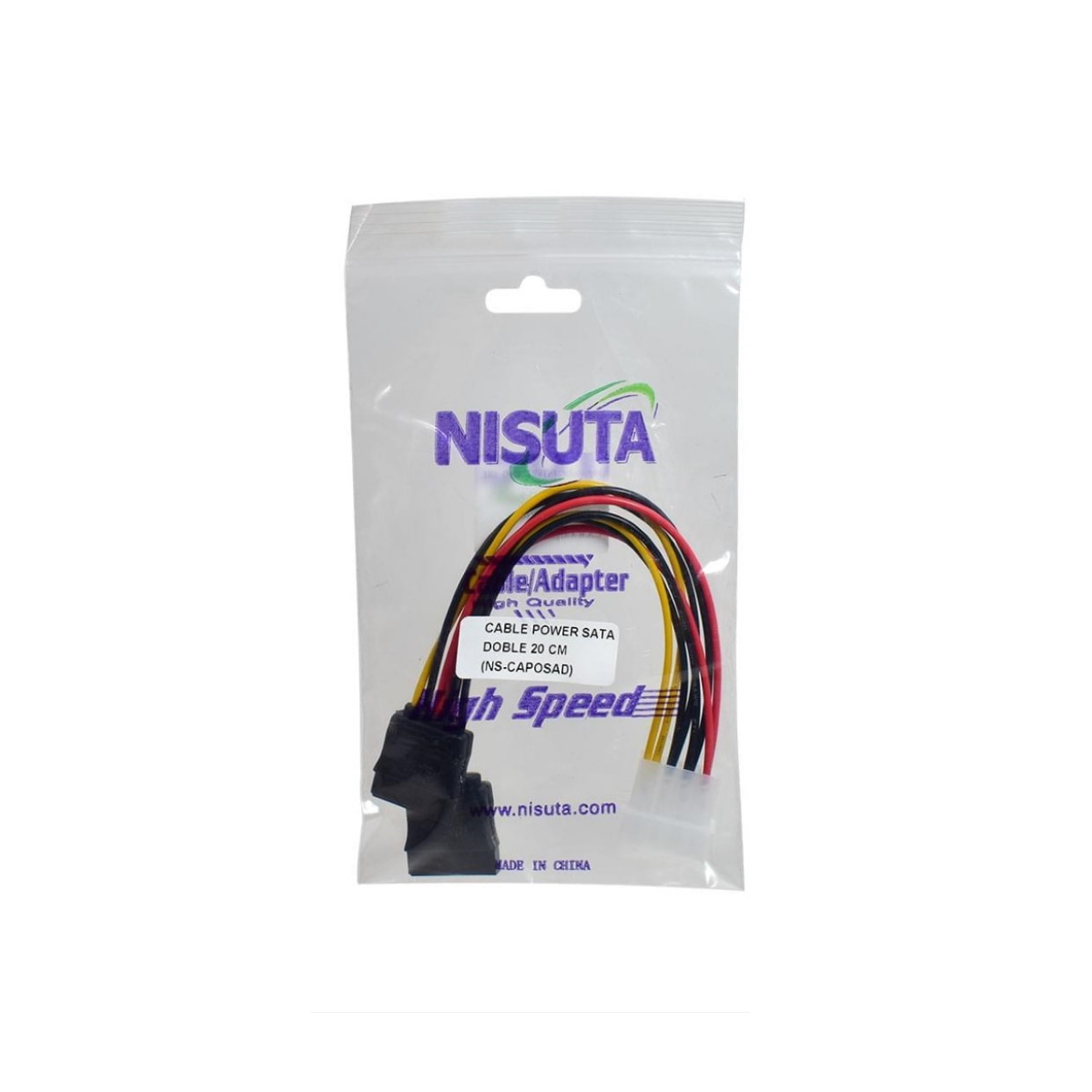 Molex a Sata Doble Power Nisuta