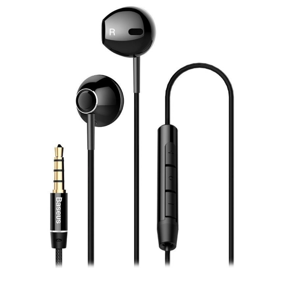 Auriculares Cable In Ear H06 Black BaseUs