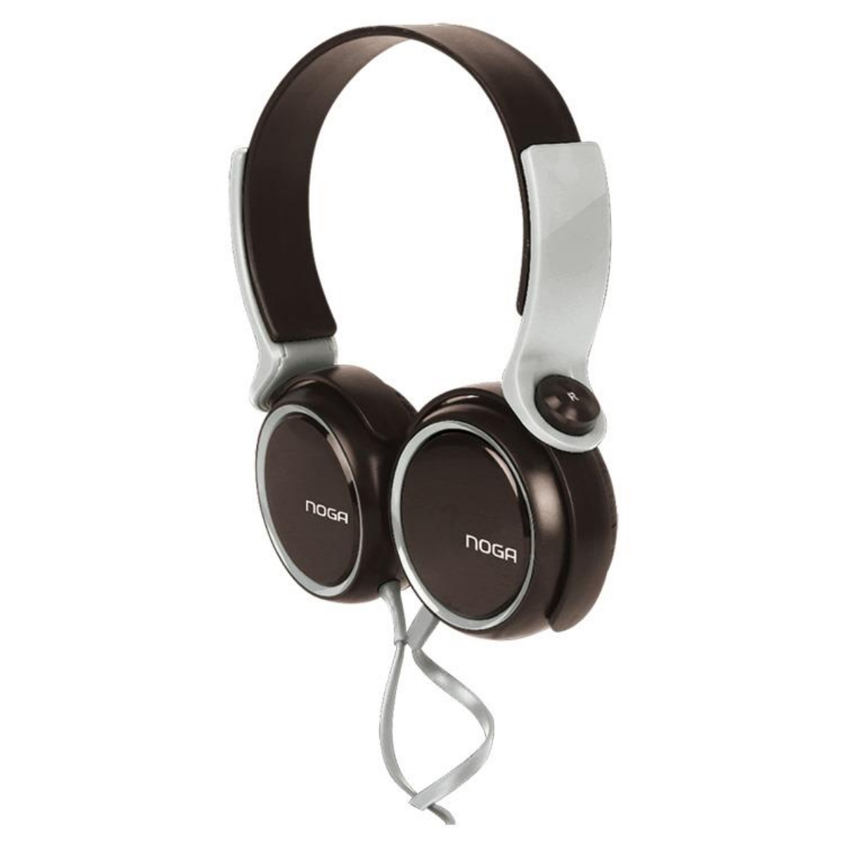 Auriculares Cable Vincha NG904 Manos Libres Negro y Gris Noga