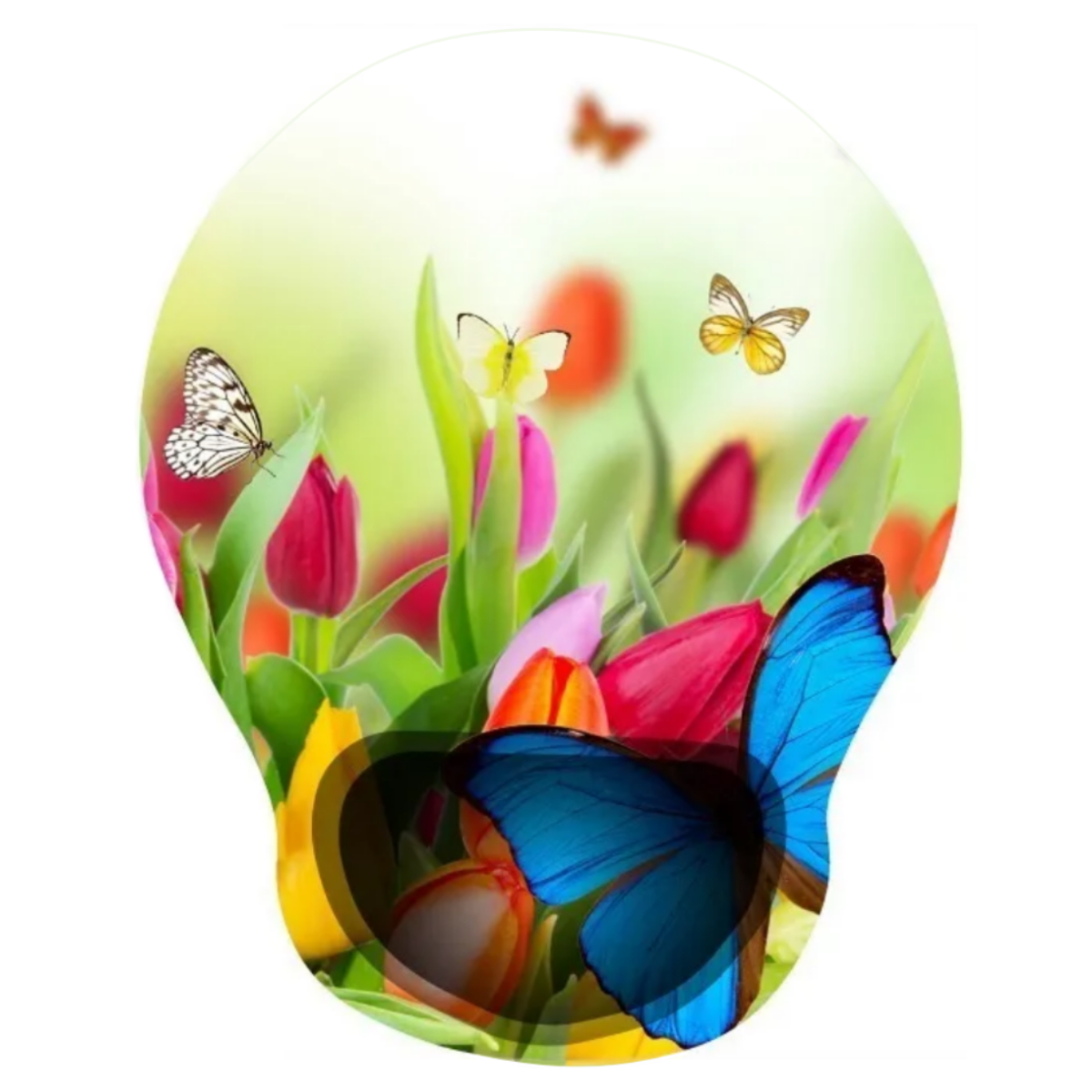 MousePad Gel Estampado Flores CdTek