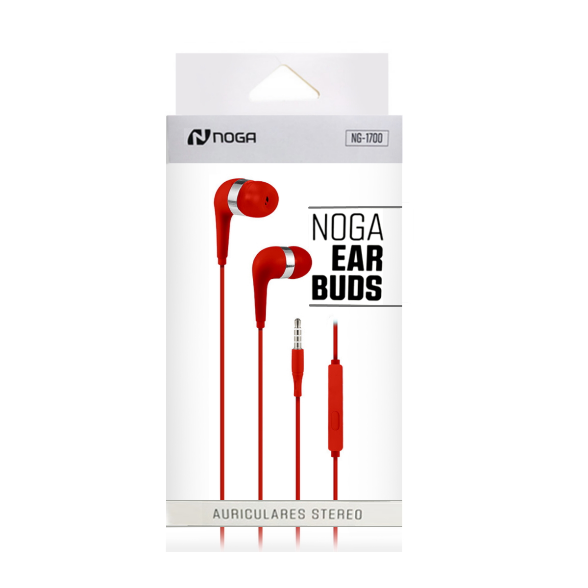 Auriculares In Ear NG-1700 Rojo Noga