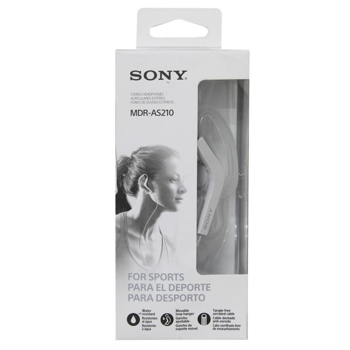 Auriculares Deportivos Mdr-As210 Blanco Sony