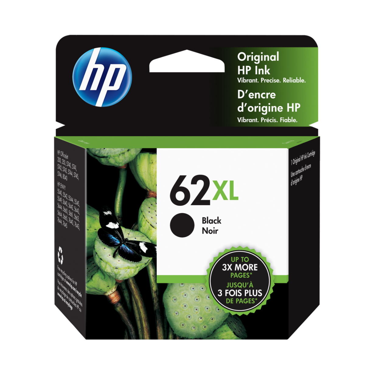 Cartucho HP 62XL Negro Original