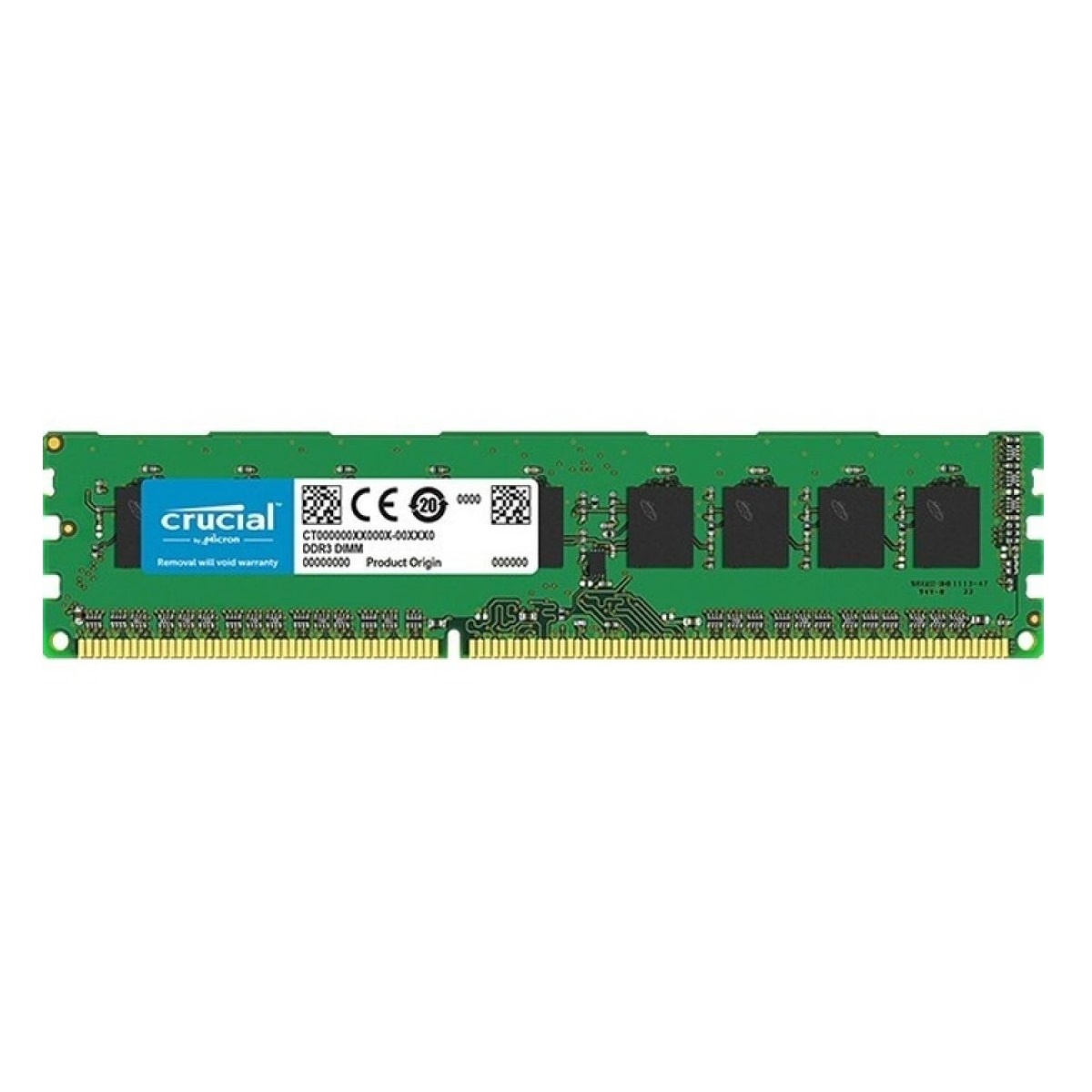 Memoria Ram Dimm 4gb Ddr3 1600mhz Crucial
