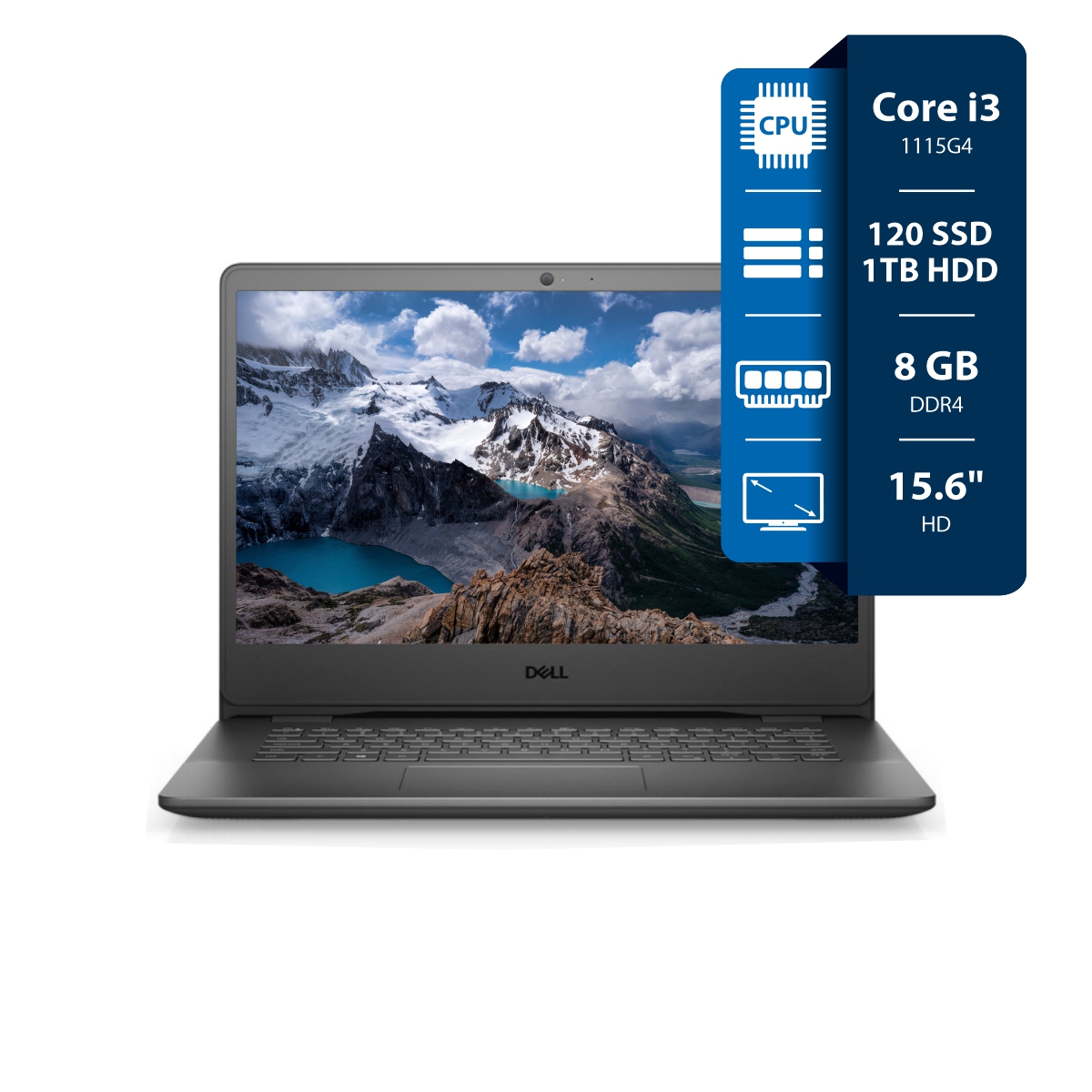 Notebook Dell Inspiron I3 11va - 8GB - 120GB - 1TB - 15.6
