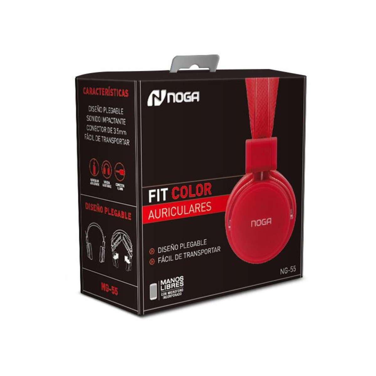 Auriculares Vincha Fit Ng-55 Rosa Noga