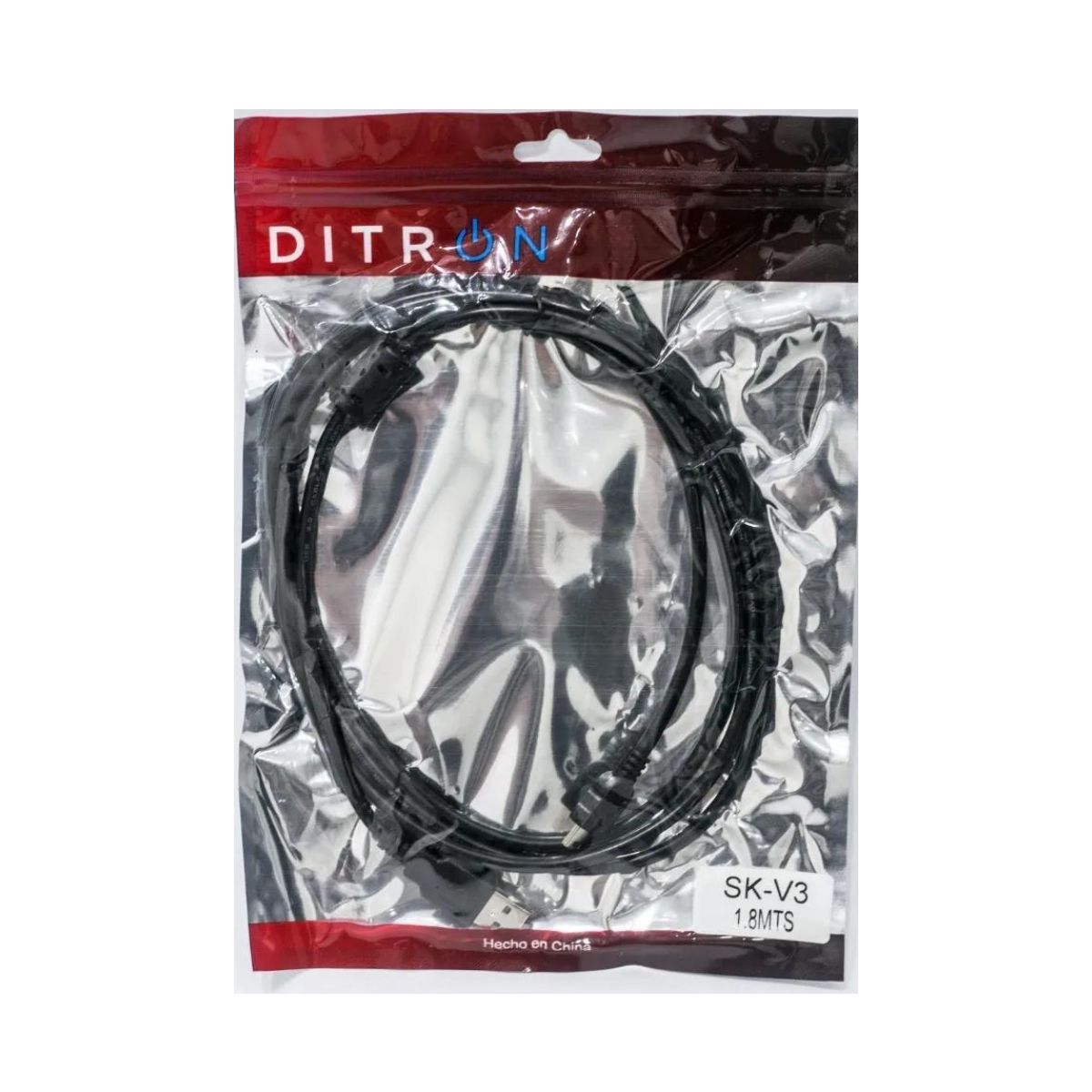 Cable MiniUSB a USB C/ Filtro 1.8m Ditron