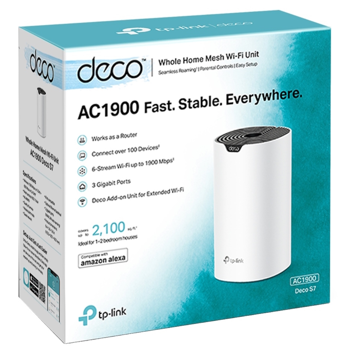 Sistema Wifi Deco S7 Pack 1 Mesh AC1900 Tp-Link