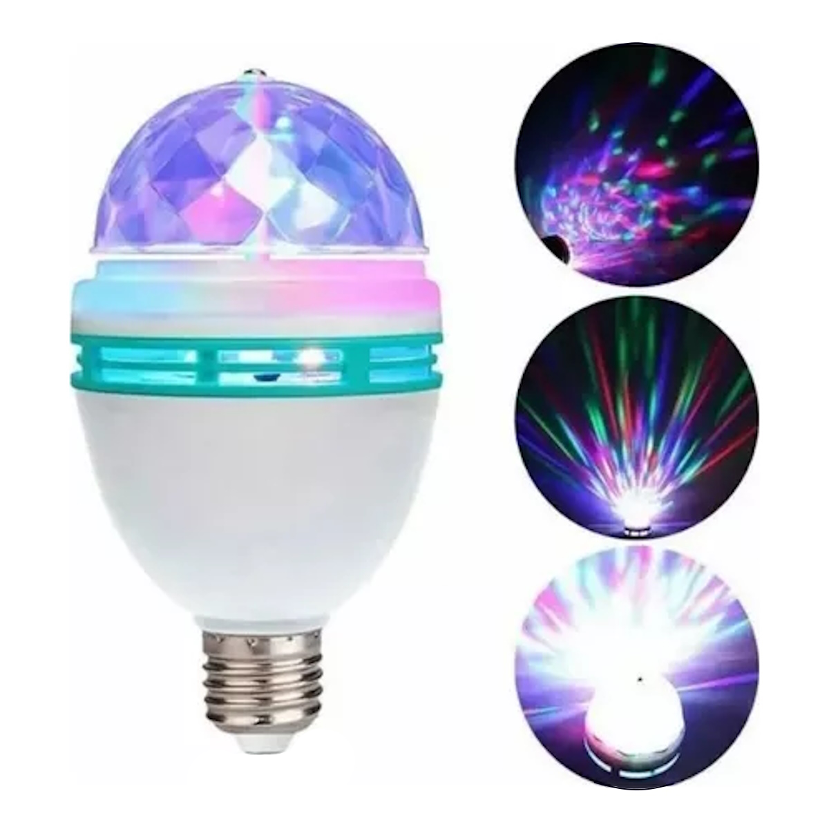 Lampara Led Giratoria RGB 220v