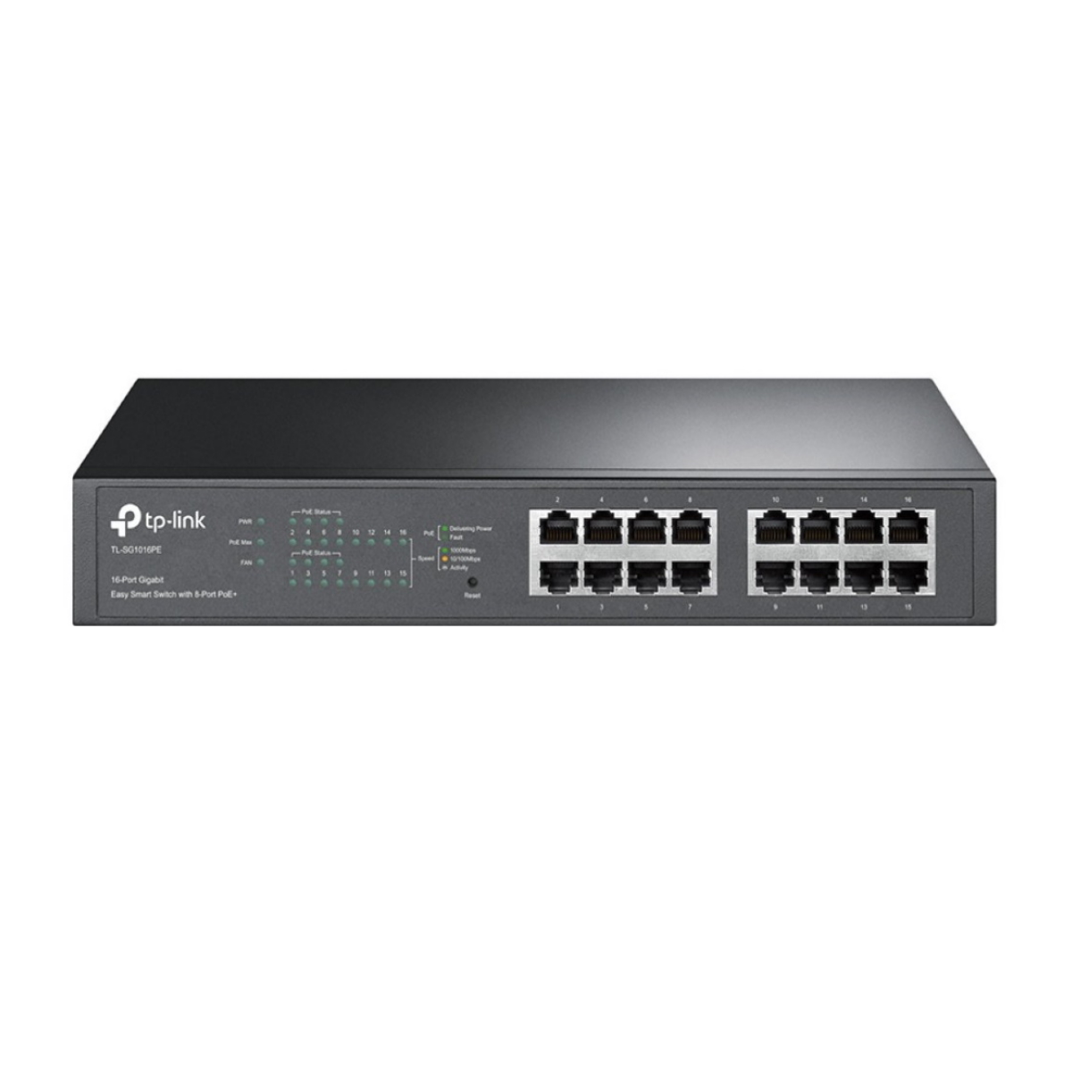 Switch 16p Puertos (8 POE) SG1016PE 16P Gigabit Smart Tp-Link