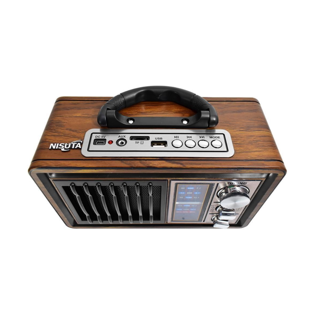 Parlante Bluetooth Radio Vintage Ns-Rv18 Nisuta