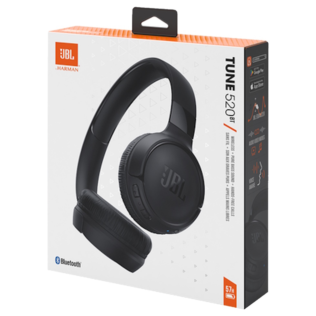 Auriculares Bluetooth Vincha Tune 520 Negro Jbl